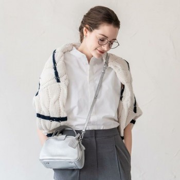 2way ショルダーバッグ 小さめ 斜めがけ ボストンバッグ