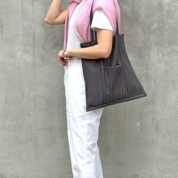 プリーツバッグ トートバッグ